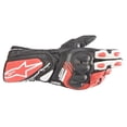 thumbnail image 1 of Alpinestars SP-8 V3 Leather Gloves (XX-Large, Black/White/Bright Red), 1 of 2