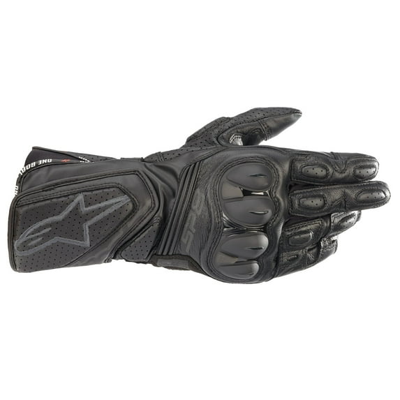 Alpinestars SP-8 V3 Mens Leather Motorcycle Gloves Black/Black XL