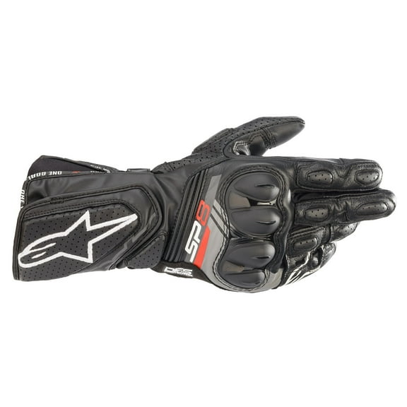 Alpinestars SP-8 V3 Mens Leather Motorcycle Gloves Black XXL