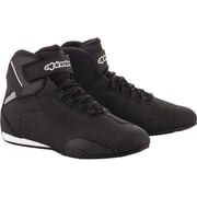 Alpinestars Sektor Mens Vented Motorcycle Shoes Black/White 9.5 USA
