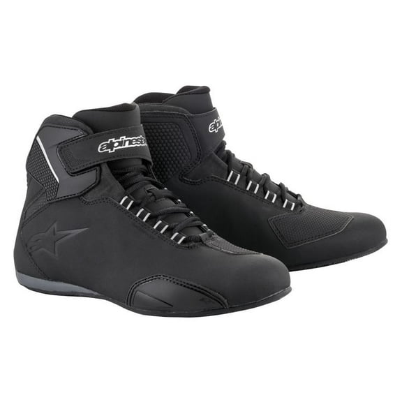 Alpinestars Sektor Waterproof Mens Motorcycle Shoes Black 6.5 USA