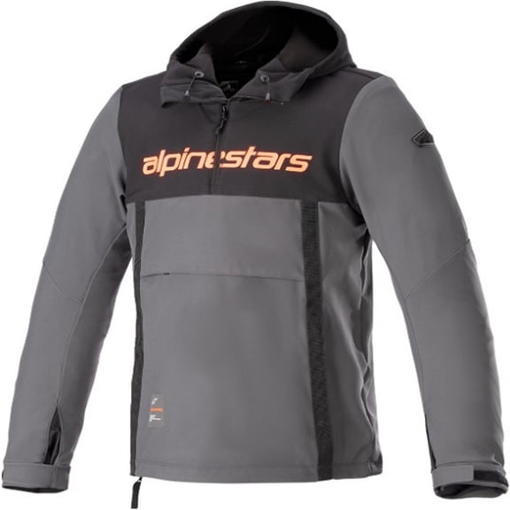 Alpinestars Sherpa Mens Textile Motorcycle Jacket Black/Gray/Red XXL