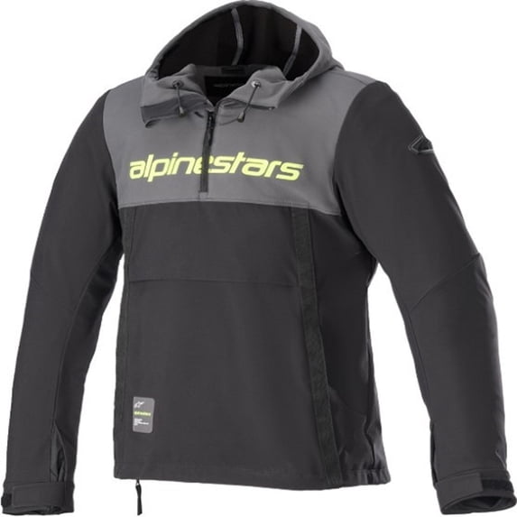 Alpinestars Sherpa Mens Textile Motorcycle Jacket Gray/Yellow LG