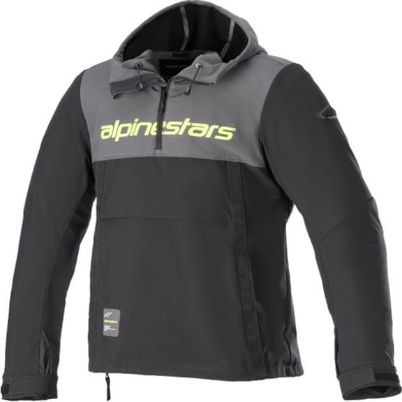 Alpinestars Sherpa Mens Textile Motorcycle Jacket Gray/Yellow LG