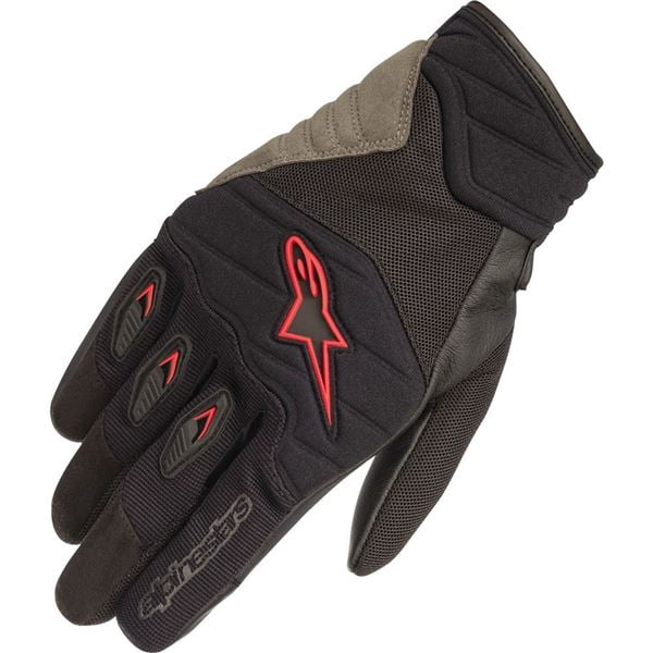 ALPINESTARS Shore Gloves - Black/Red - 3XL 3566318-13-3X