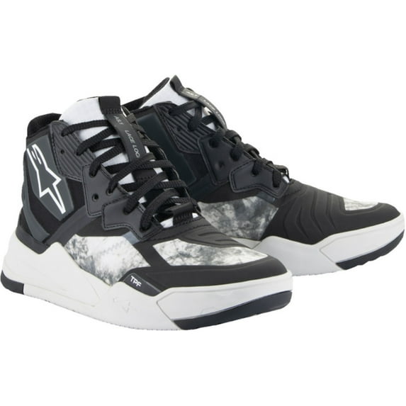 Alpinestars Speedflight Mens Motorcycle Shoes Black/Gray/White 8.5 USA