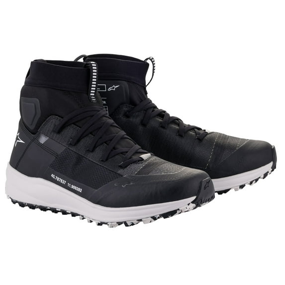 Alpinestars Speedforce Mens Motorcycle Riding Shoes Black/White 11.5 USA