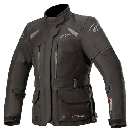 Alpinestars Stella Andes V3 Womens Drystar Motorcycle Jacket Black/Gray LG