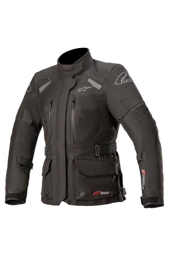Stella Andes V3 Womens Drystar Motorcycle Jacket Black/Gray LG