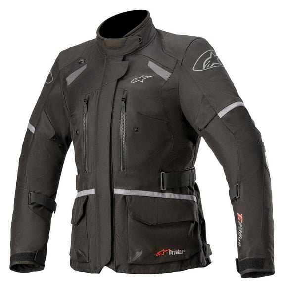 Alpinestars Stella Andes V3 Womens Drystar Motorcycle Jacket Black/Gray XXL