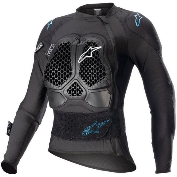 Alpinestars Stella Bionic Action V2 Womens Black/Cream Protection Jacket-Large