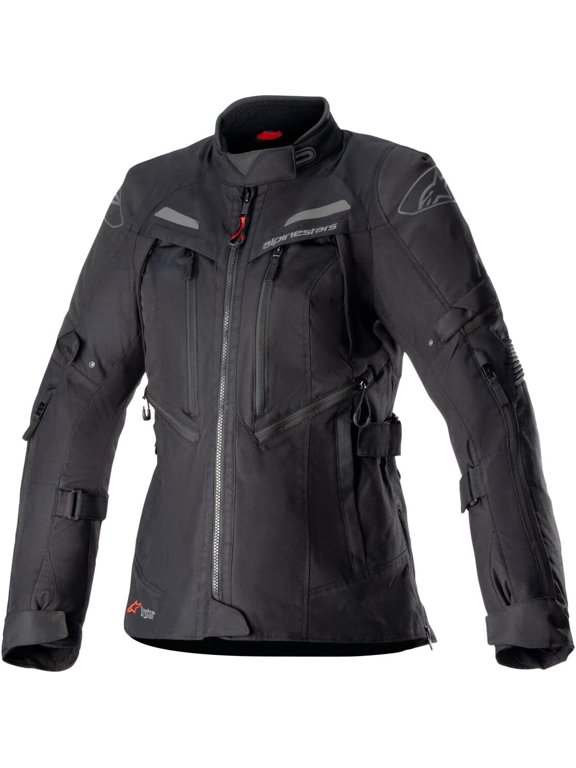 Stella Bogota Pro Womens Drystar Motorcycle Jacket Black/Black XL