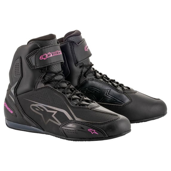 Alpinestars Stella Faster 3 Womens Motorcycle Shoes Black/Pink 7.5 USA