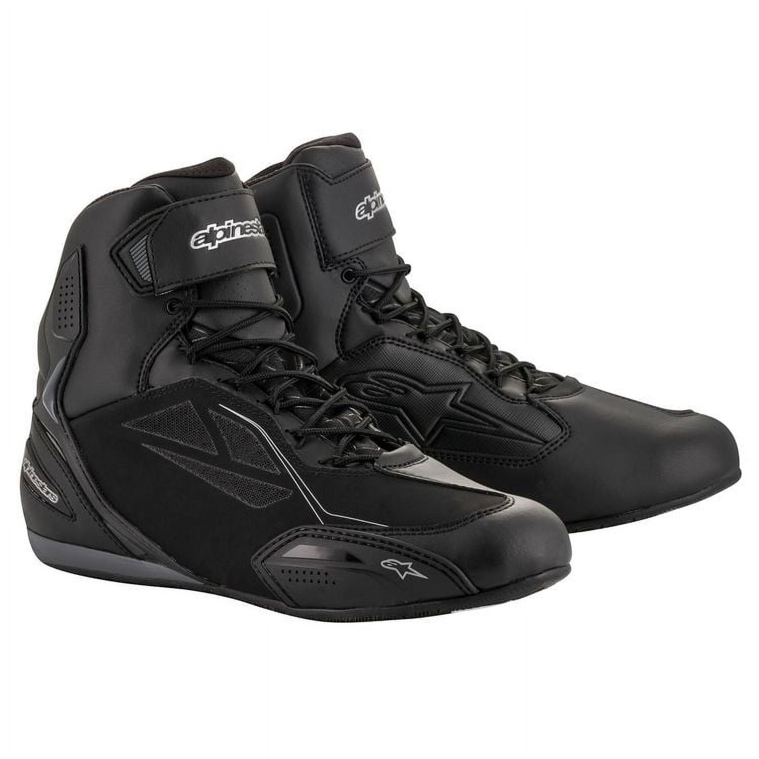 Alpinestars Stella Faster 3 Womens Motorcycle Shoes Black/Silver 10.5 USA
