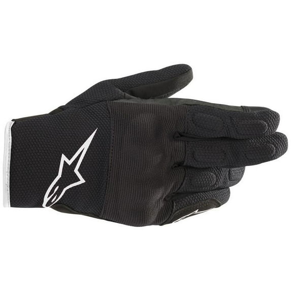 Alpinestars Stella S-Max Womens Drystar Motorcycle Gloves Black/White MD
