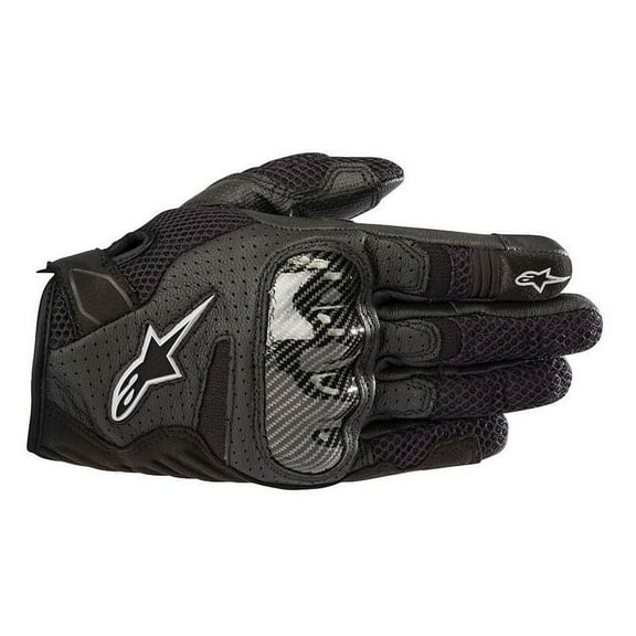 Alpinestars Stella SMX-1 Air v2 Womens Leather Motorcycle Gloves Black XS