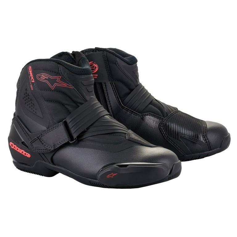 Alpinestars Stella SMX-1 R V2 Womens Boots (7, Black/Diva Pink - Main Image