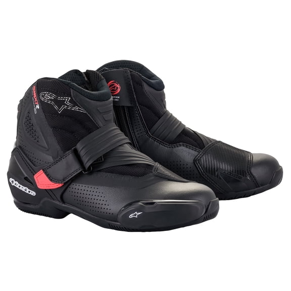 Alpinestars Stella SMX-1 R V2 Womens Vented Motorcycle Boots Black/Pink 37 EUR