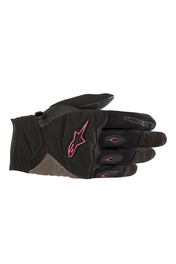Stella Shore Womens Motorcycle Gloves Black/Pink XL
