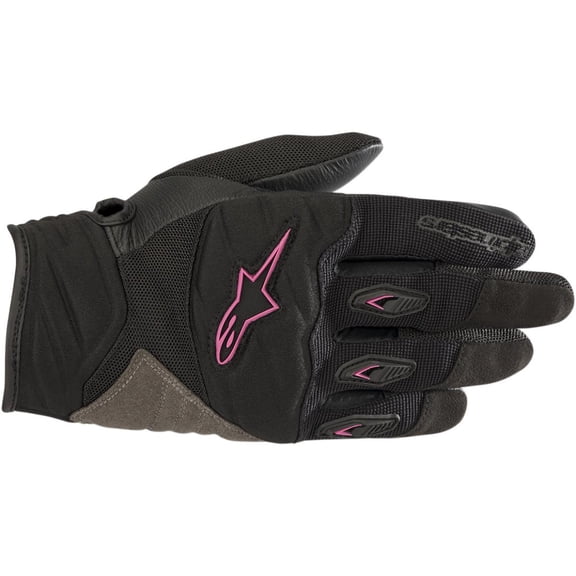 Alpinestars Stella Shore Womens Gloves (X-Large, Black/Fuchsia)