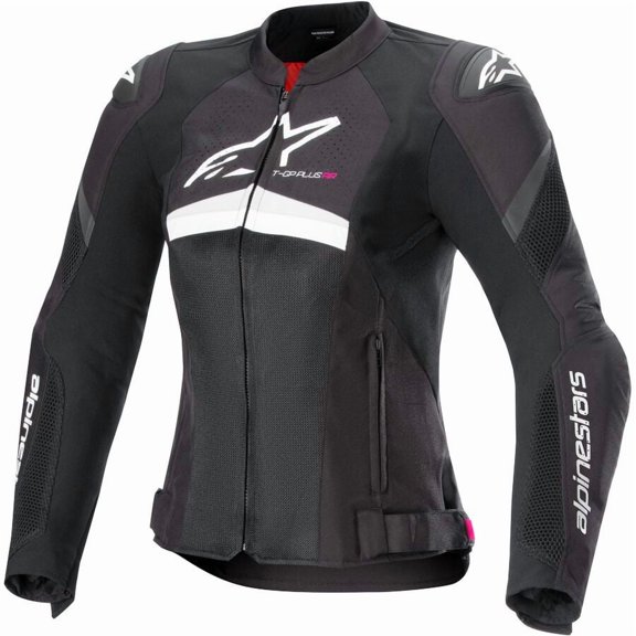 Alpinestars Stella T-GP Plus R V4 Airflow Motorcycle Jacket Black/White SM