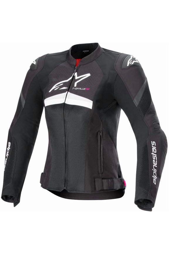 Stella T-GP Plus R V4 Airflow Motorcycle Jacket Black/White XS