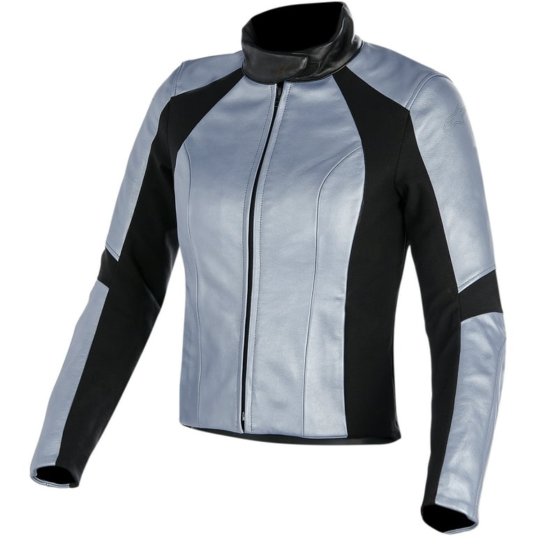 Alpinestars Stella Vika Leather Jacket Blue 44 8 Frozen Blue Alpinestars Stella Vika Leather Jacket Blue 44 8 Frozen Blue
