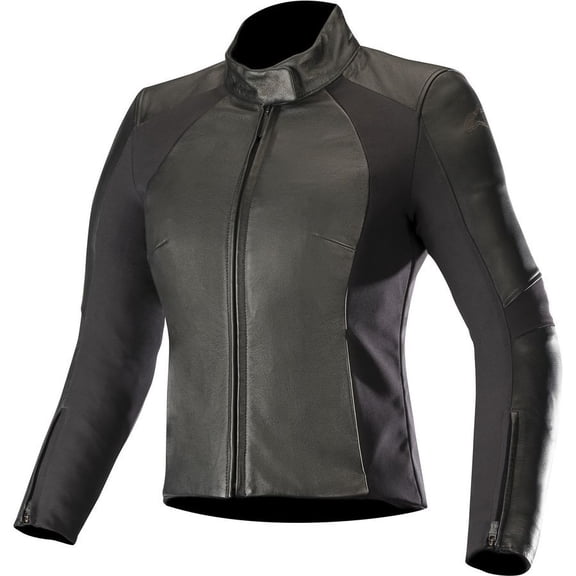 Alpinestars Stella Vika V2 Womens Leather Motorcycle Jacket Black 50 EUR