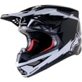 thumbnail image 1 of Alpinestars Supertech M10 Ampress MX Offroad Helmet Black/White LG, 1 of 5