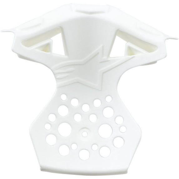 Alpinestars Chin Vent Frame for S-M10 Helmets - Gloss White - XS/Sn