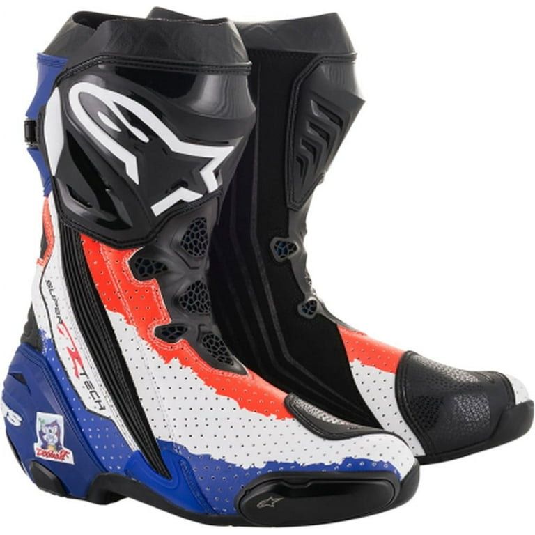 【箱あり】Alpinestars SUPERTECH-R 26.5 42 Supertech R Vented Boots - BLACK RACING/SPORT Boots