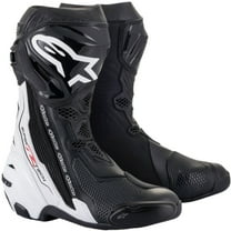Alpinestars Supertech R Mens Motorcycle Boots Black/White 45 EUR