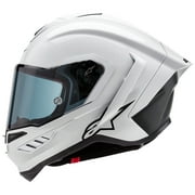 Alpinestars Supertech R10 Solid Street Motorcycle Helmet - Gloss White / Small