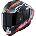 thumbnail image 1 of Alpinestars Supertech R10 Team Street Motorcycle Helmet - Matte Black/Carbon Red Fluo/Blue / Medium, 1 of 2
