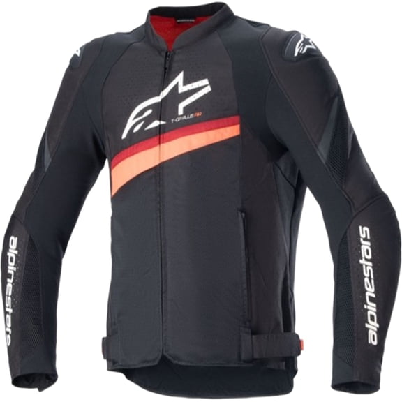 Alpinestars T-GP Plus R v4 Airflow Men's Street Motorcycle Jackets - Black/Red / X-Large
