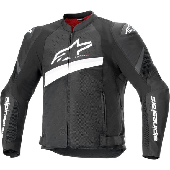 Alpinestars T-GP Plus R V4 Airflow Mens Motorcycle Jacket Black/White LG