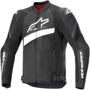 Alpinestars T-GP Plus R v4 Airflow Mens Street Motorcycle Jackets - Black/White / X-Large