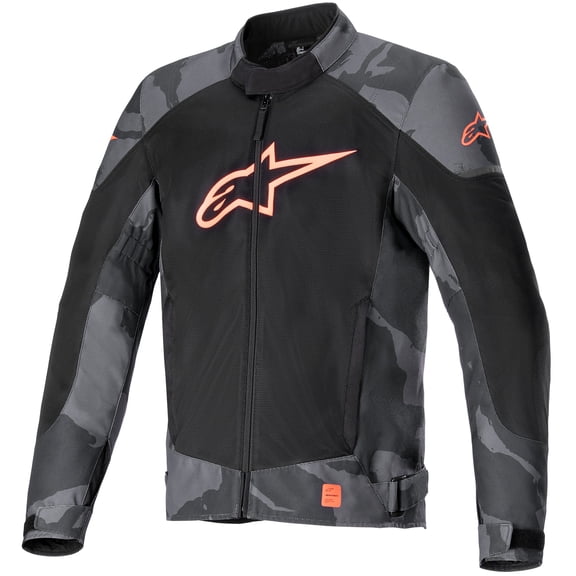 Alpinestars T Sp X Air Men's Street Motorcycle Jackets - Gray Camo/Red Fluo / Medium