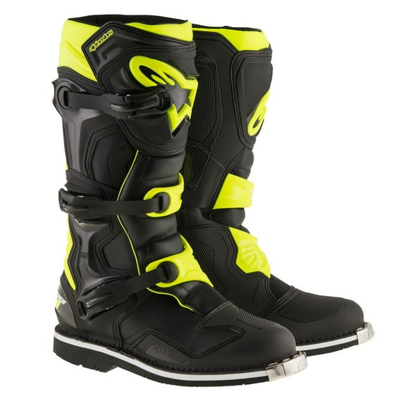 Alpinestars Tech 1 Mens MX/Offroad Boots Black/Yellow