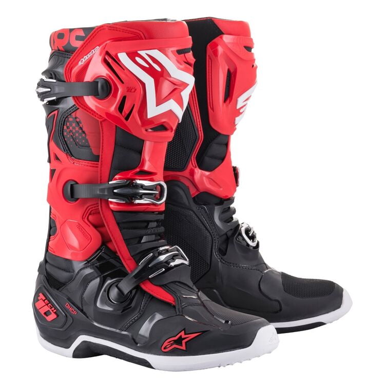 Alpinestars Tech 10 Boots - Black/Red - 13 - Walmart.com