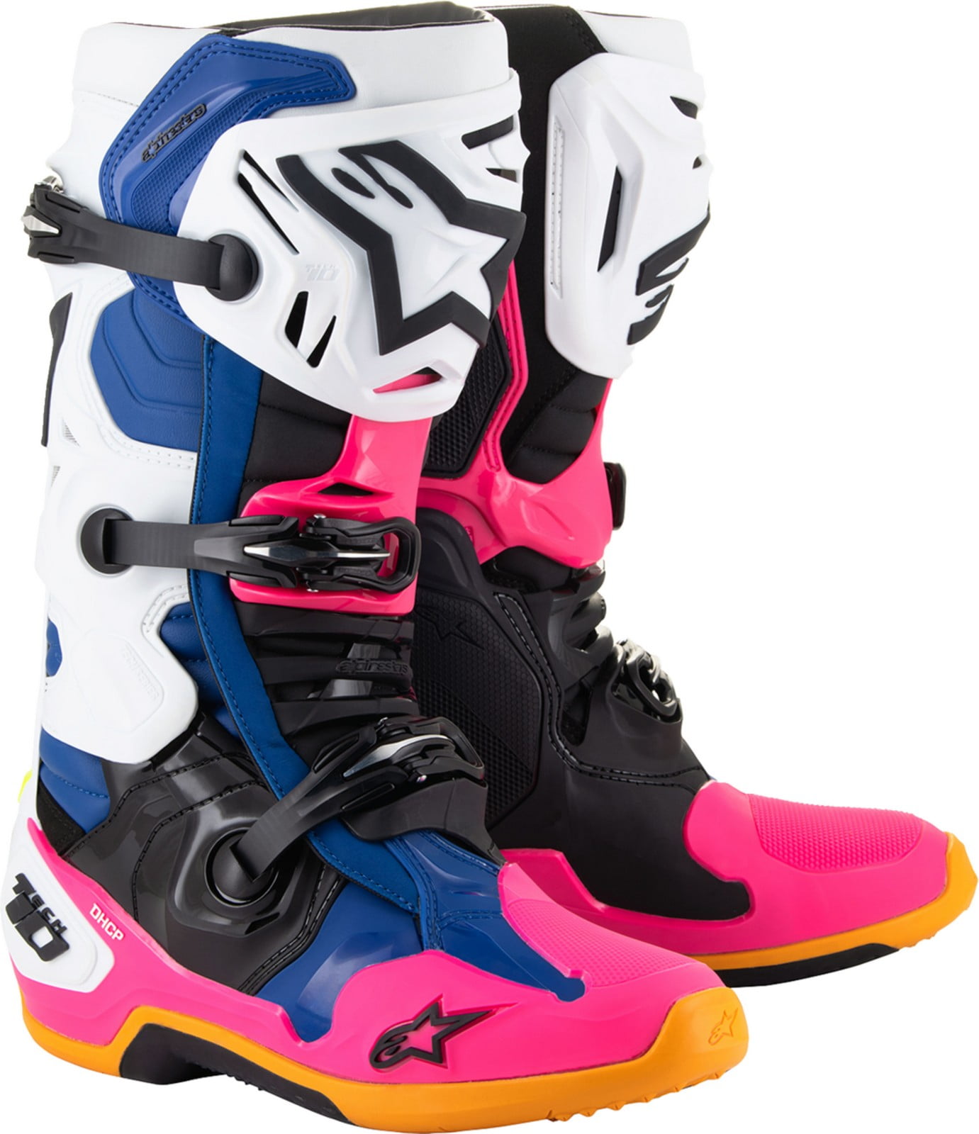 Alpinestars Tech 10 Daytona Coast LE MX Offroad Boots White/Blue