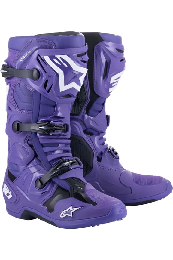 Tech 10 Mens MX Offroad Boots Ultraviolet/Black 14 USA