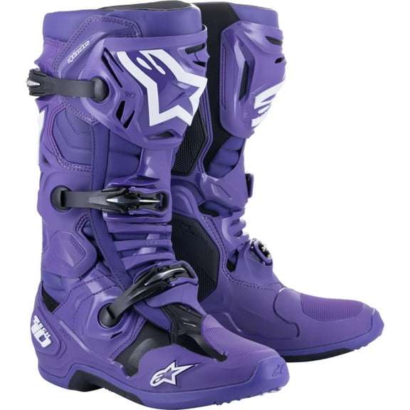 Alpinestars Tech 10 Mens MX Offroad Boots Ultraviolet/Black 14 USA