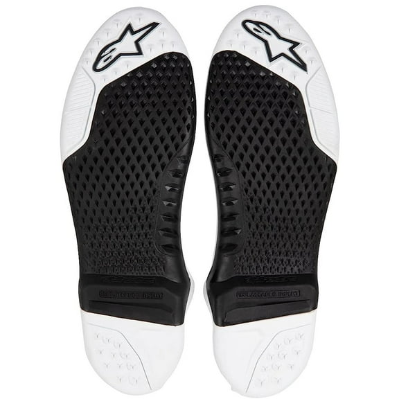 Alpinestars Tech 10 New Generation Boot Replacement Soles Black/White 7-8 USA