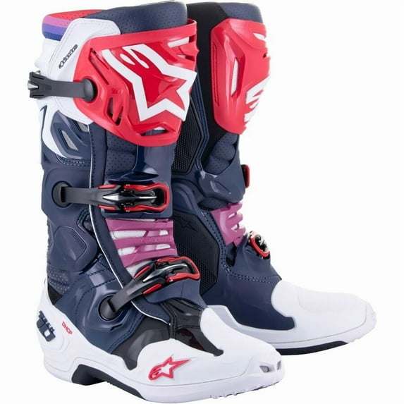 Alpinestars Tech 10 Supervented Adult Off-Road Motorcycle Boots - Rainbow / 12