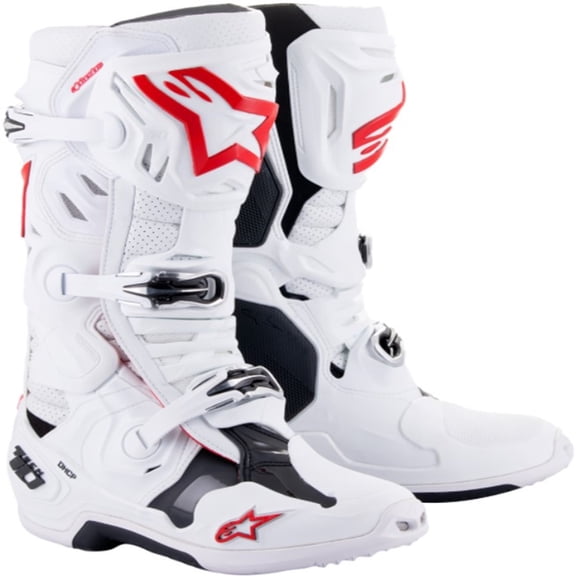 Alpinestars Tech 10 Supervented Adult Off-Road Motorcycle Boots - White / 12
