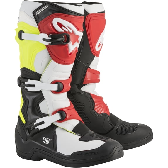 Alpinestars Tech 3 Boots Black/White/Yellow
