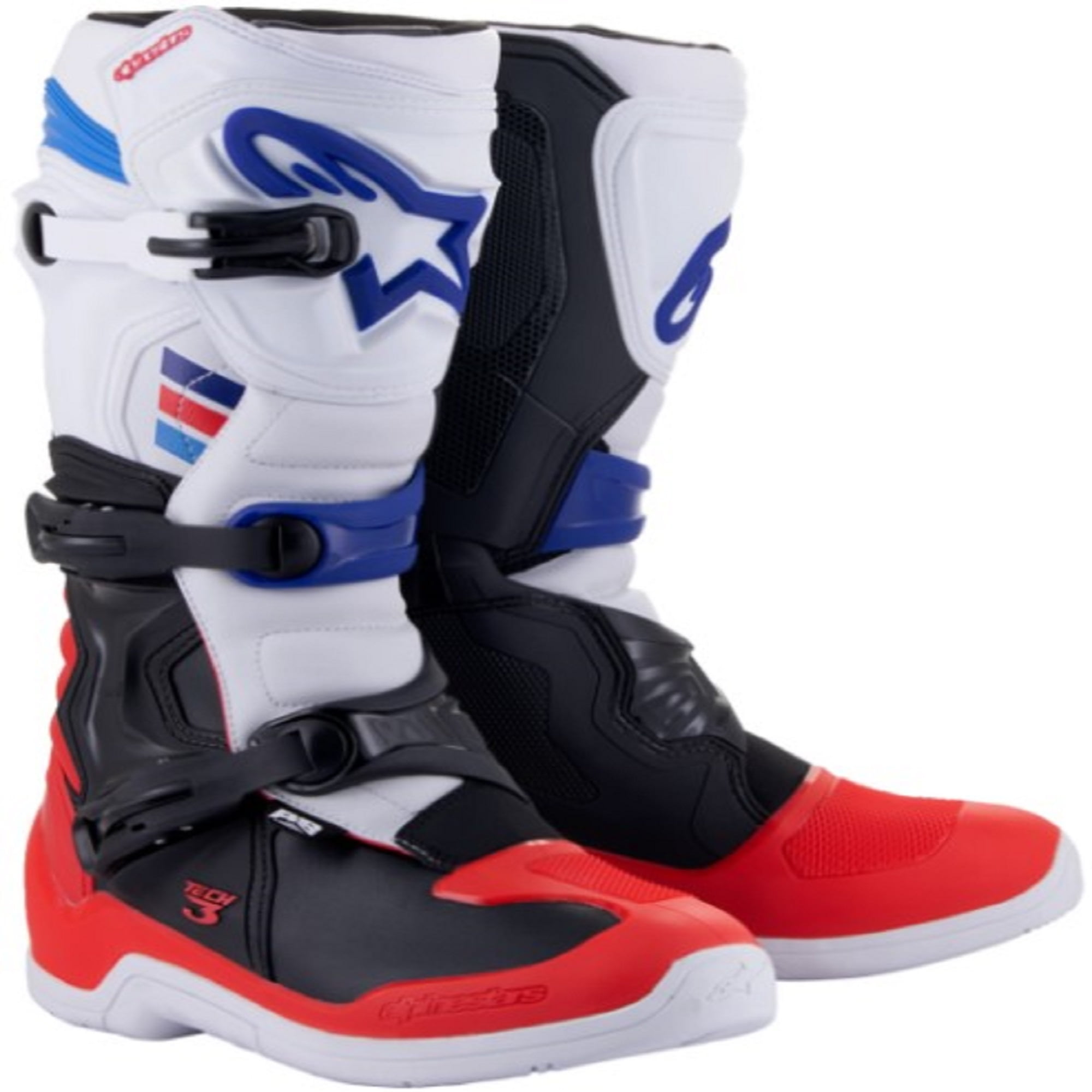 Alpinestars Tech 3 Adult Off-Road Motorcycle Boots - Red  display picture 3
