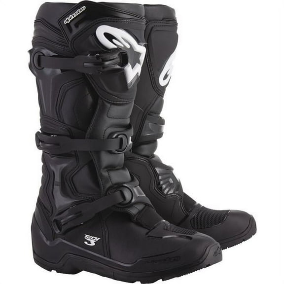 Alpinestars Tech 3 Riding Boots Offroad Mx/Atv Black/White Size 11 2013118-10-11