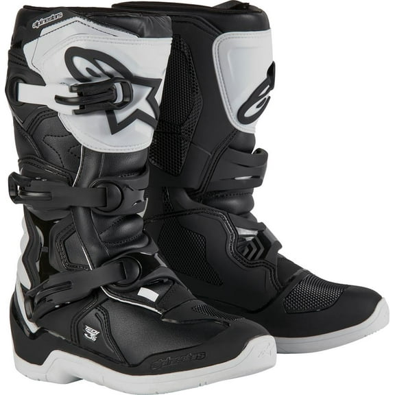 Alpinestars Tech 3S Youth MX Boots White/Black 6 USA